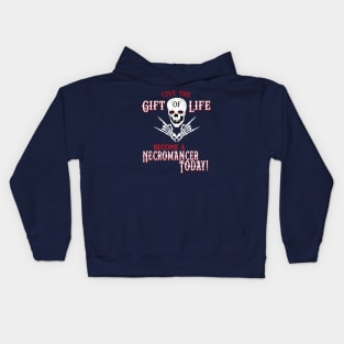 Become a Necromancer Today Kids Hoodie